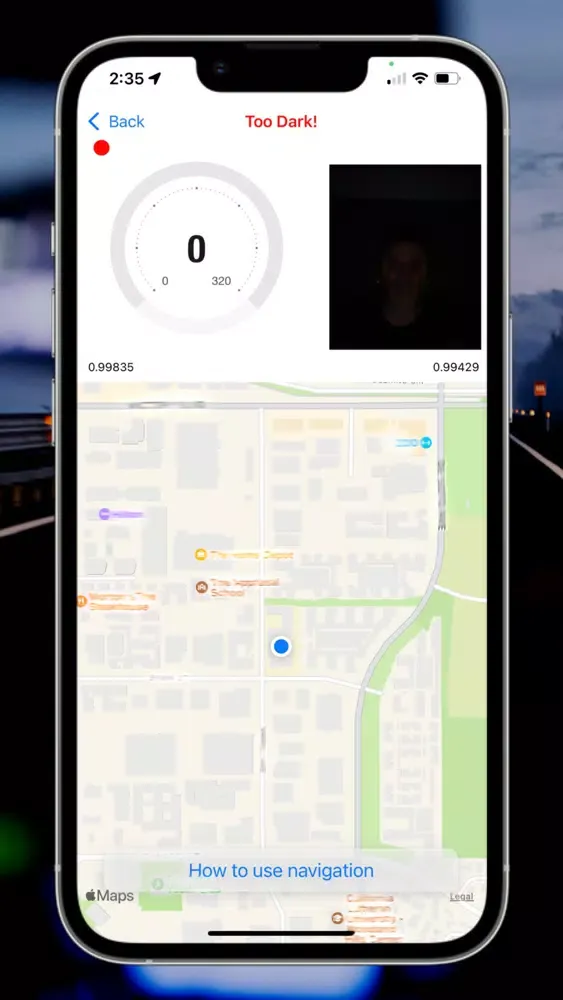 Drive Safe App Ekran Görüntüleri