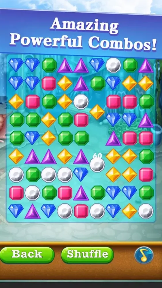 Capturas de tela do Jewels Combat Challenge
