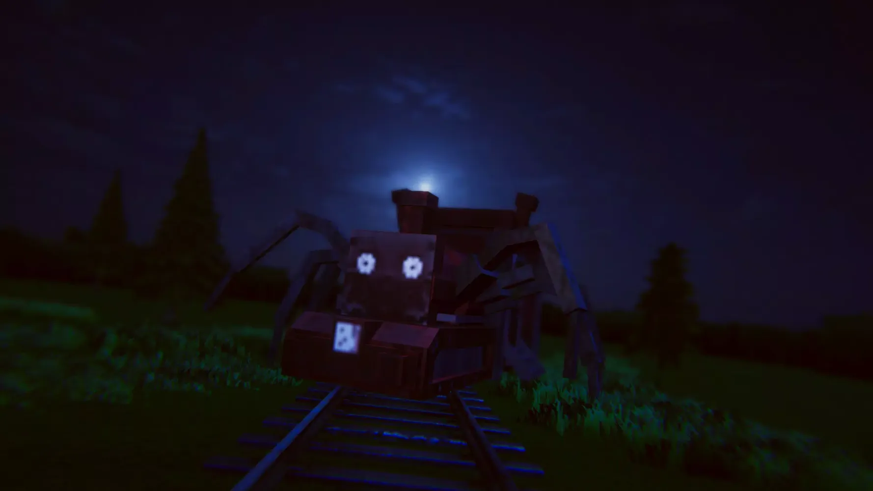 Zrzuty ekranu Scary Train Spider Horror Game