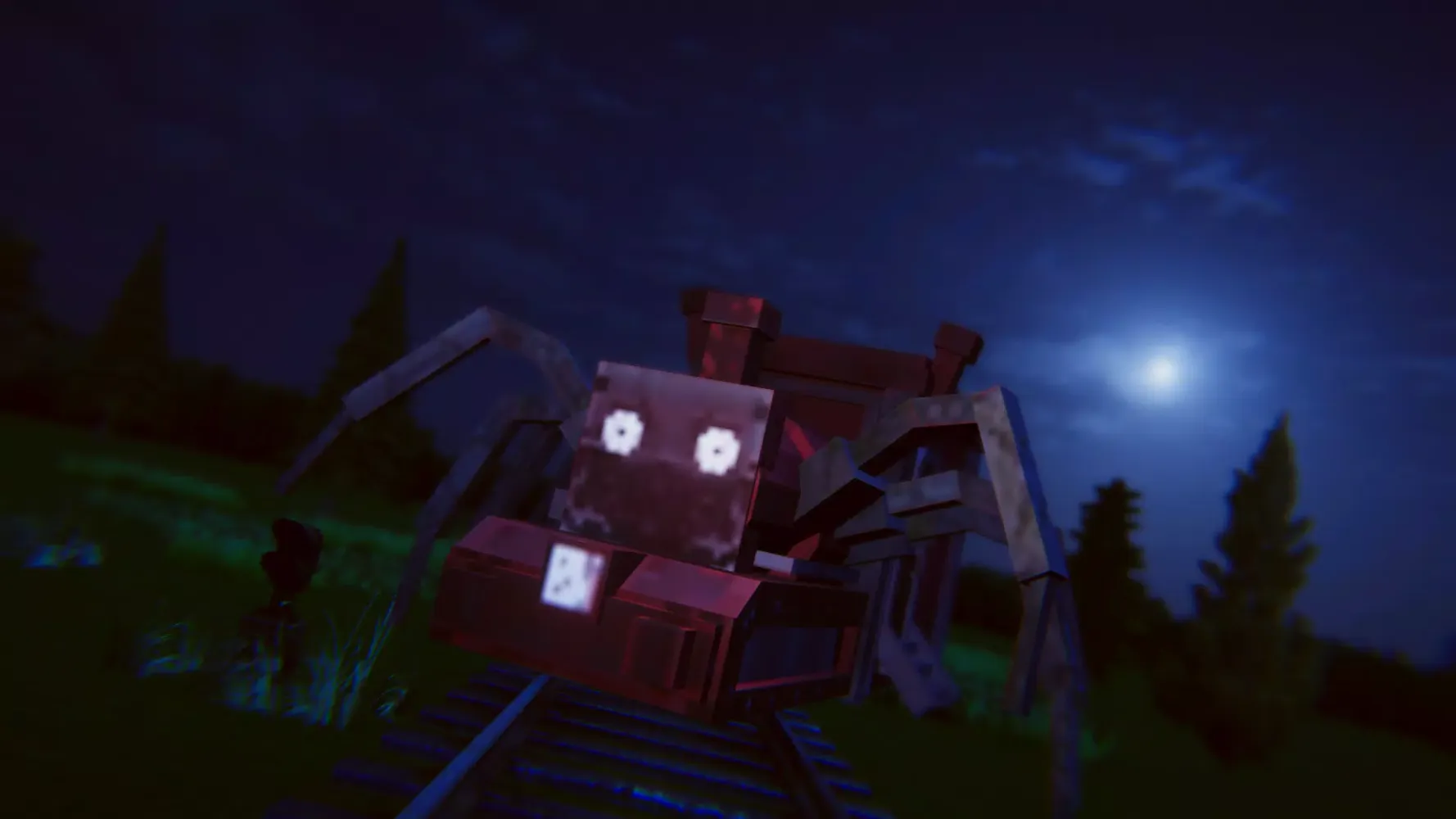 Zrzuty ekranu Scary Train Spider Horror Game