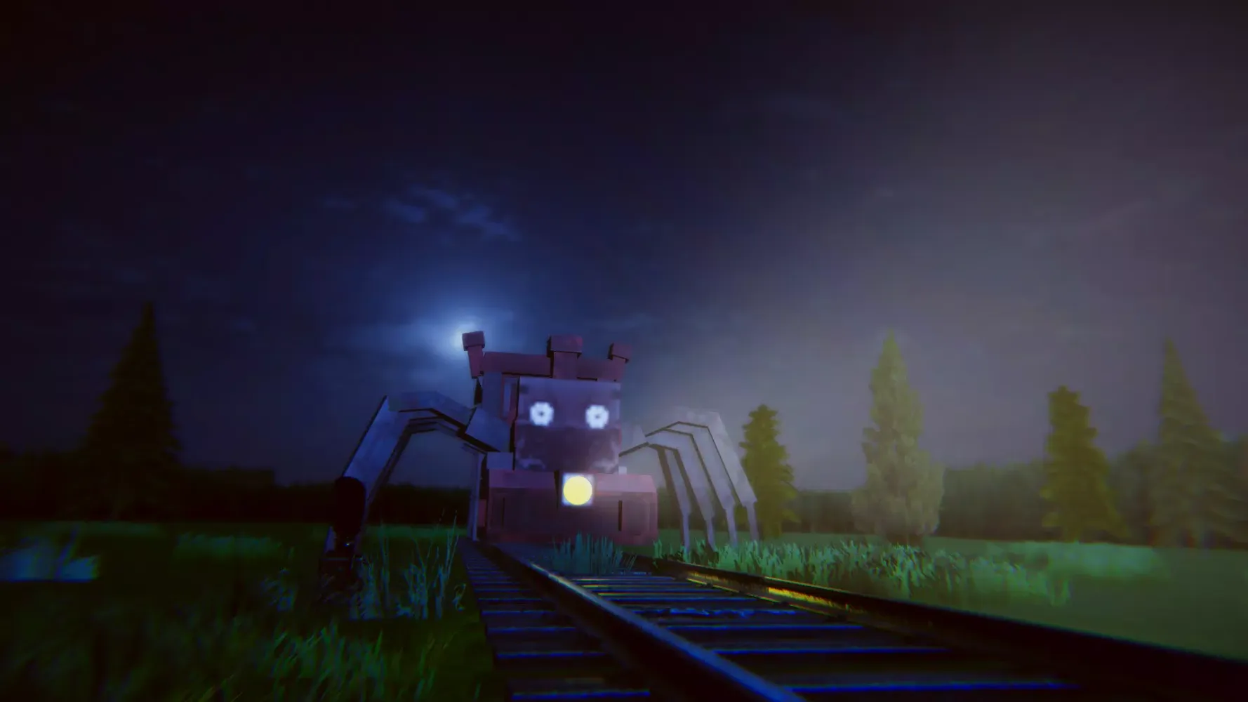Zrzuty ekranu Scary Train Spider Horror Game