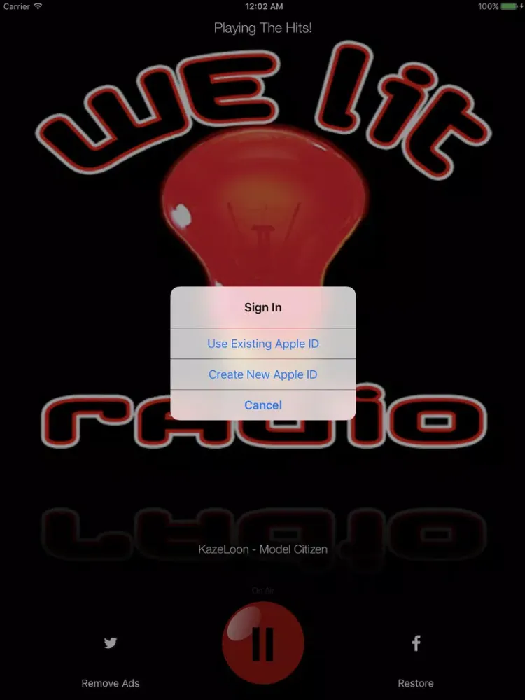 Скриншоты We Lit Radio iPad 