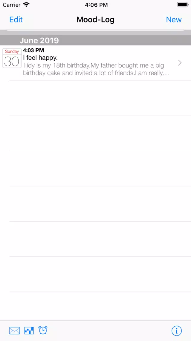 Mood record housekeeper Screenshots