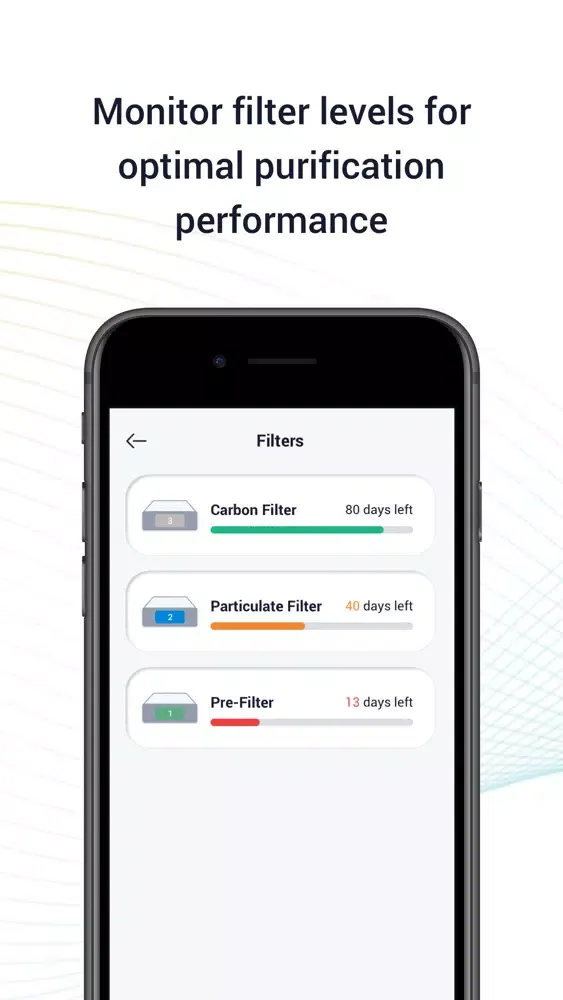 Capturas de tela do WellAir SmartPro