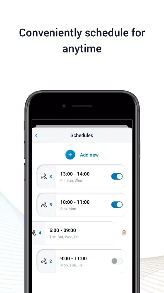 Capturas de tela do WellAir SmartPro