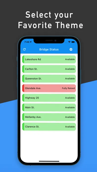 Welland Canal - Bridge Status سکرین شاٹس