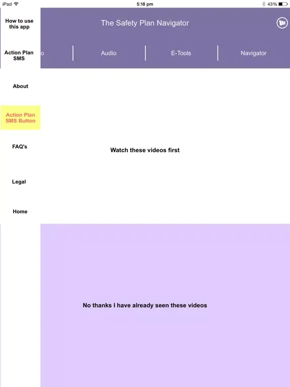تصاویر The Safety Plan Navigator iPad 