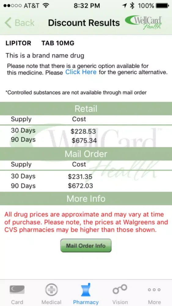 WellCard Health Screenshots