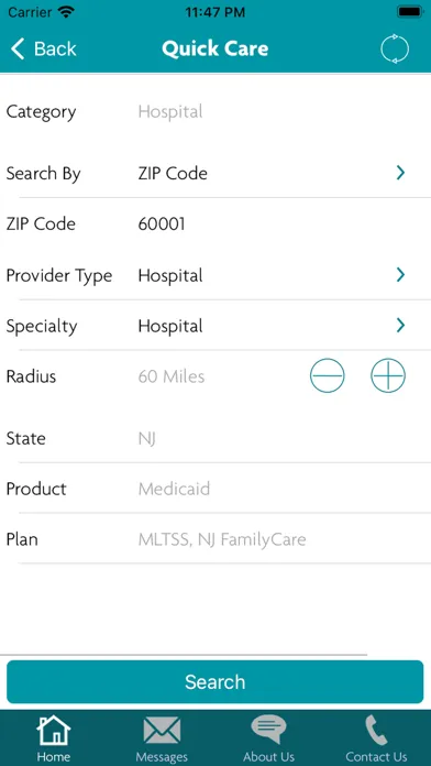 Ảnh chụp màn hình của My Fidelis Care - NJ