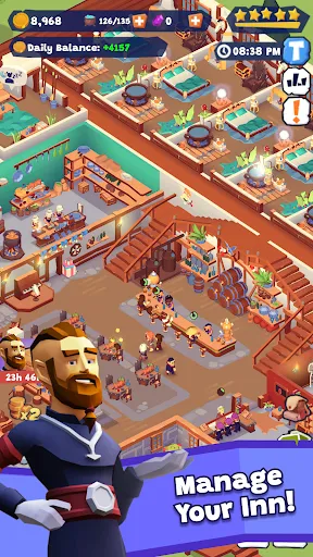Screenshot di Idle Inn Empire: Hotel Tycoon