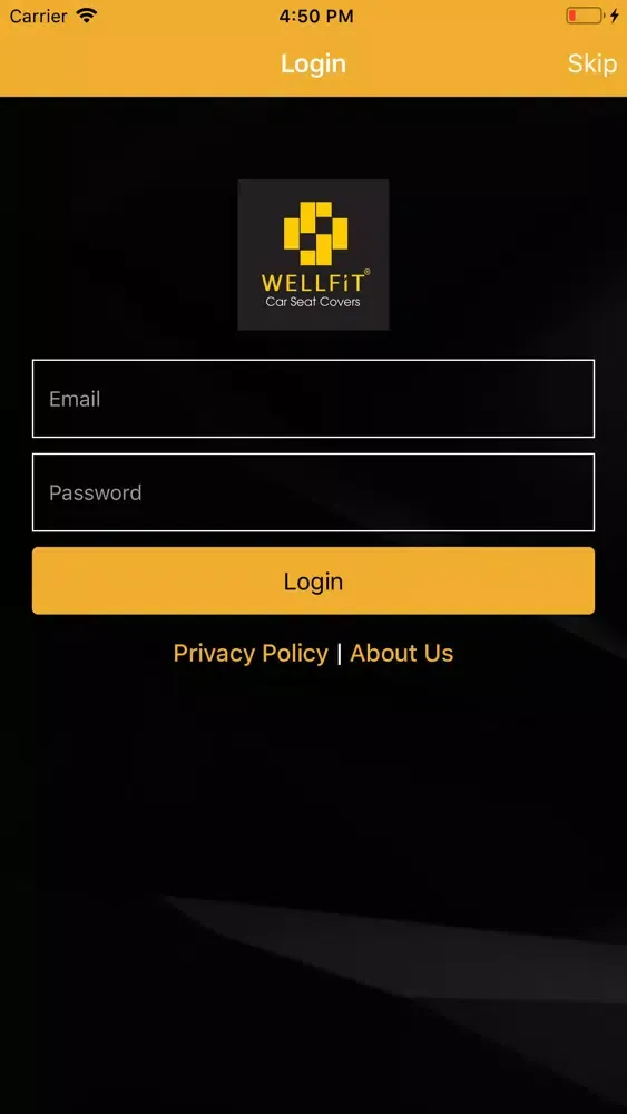 Capturas de tela do Wellfit Configurator