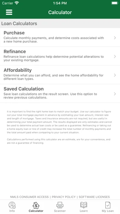 Zrzuty ekranu Wellington Mortgage