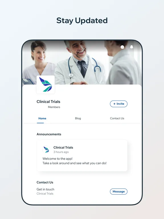 Wellness Clinical Research iPad  スクリーンショット