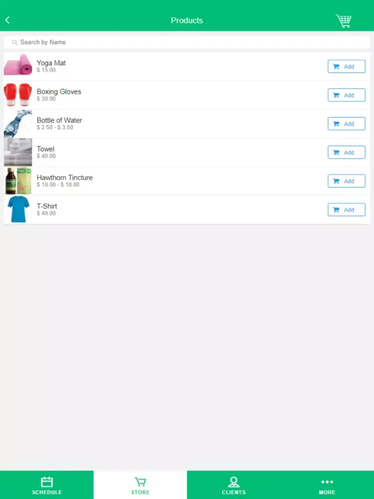 Скриншоты WellnessLiving Elevate iPad 