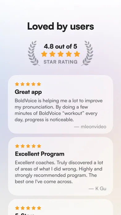 BoldVoice: Pronunciation App スクリーンショット