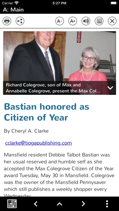 Wellsboro Gazette Screenshots