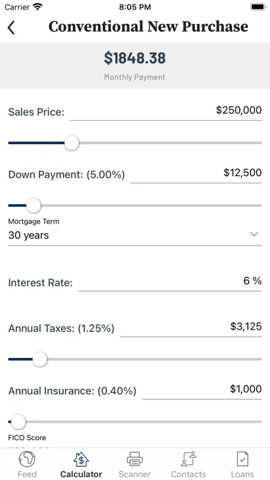 Capturas de tela do Wells Funding Group