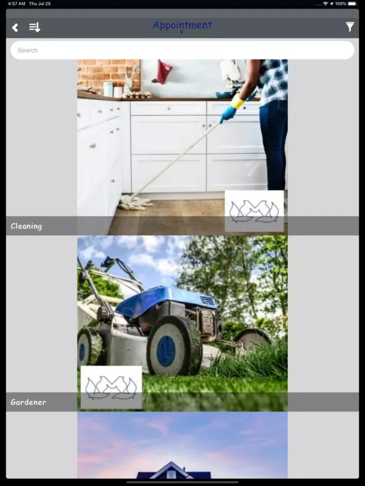 Скриншоты Wellyn Fern Services iPad 