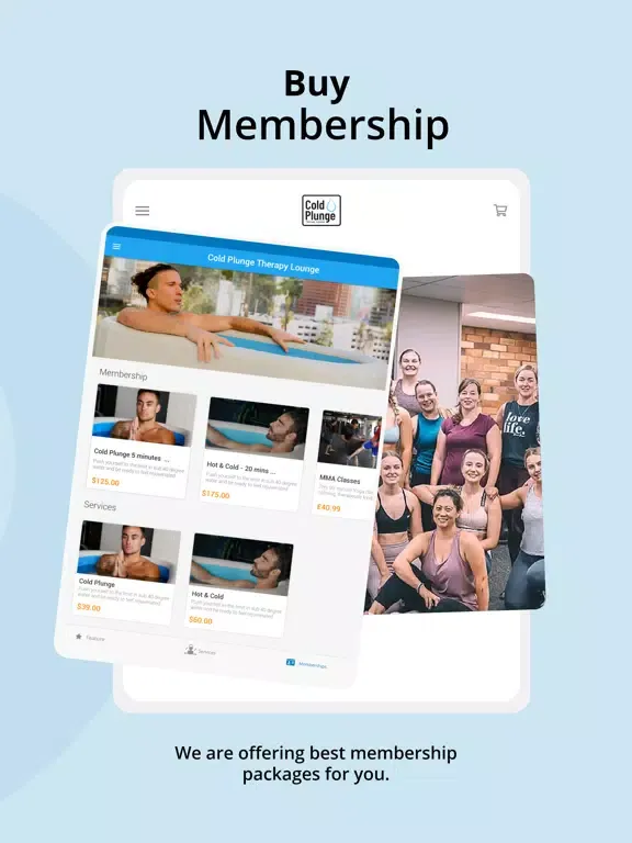 Zrzuty ekranu Cold Plunge Therapy Lounge iPad 