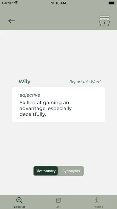 Tangkapan skrin Word Jar - Vocabulary