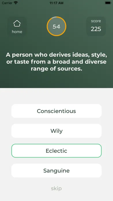 Tangkapan skrin Word Jar - Vocabulary