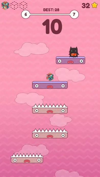 Capturas de tela do Doodle Drop - Arcade