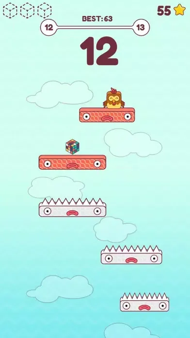 Capturas de tela do Doodle Drop - Arcade