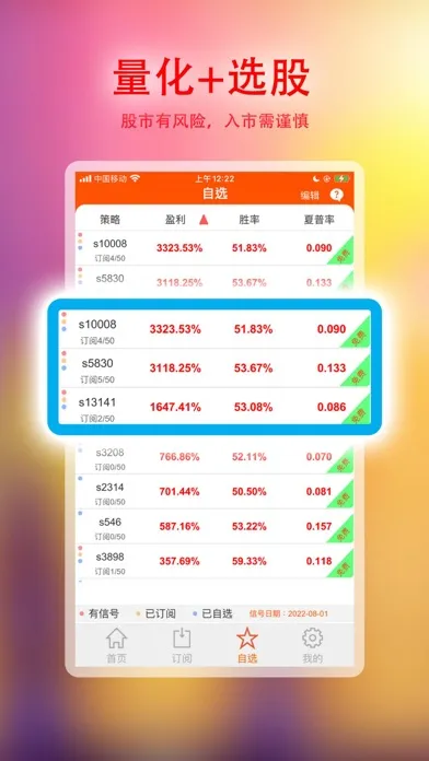 量化与选股-炒股选股财富软件 스크린샷