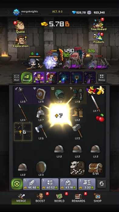 Dungeon and Merge Ekran Görüntüleri
