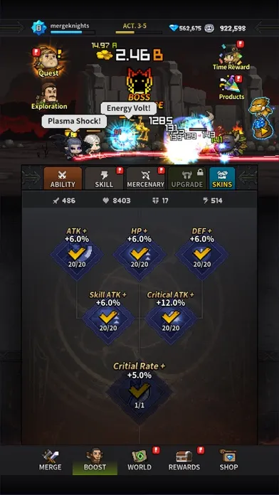 Dungeon and Merge Ekran Görüntüleri