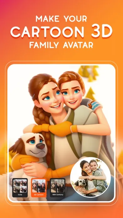 Voilà AI Artist Cartoon Photo Screenshots