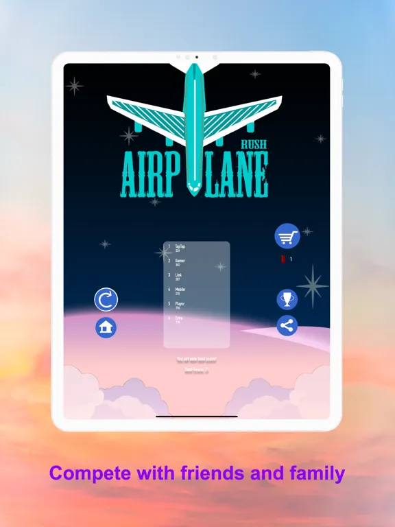 Captures d'écran de Airplane Rush - Cloud Chase iPad 