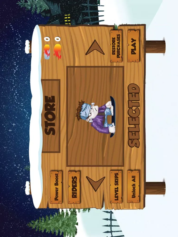 Devil Rush Pro HD - Horror Snow.board.ing Party iPad  스크린샷