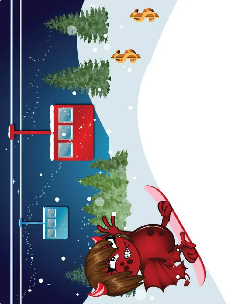 Devil Rush Pro HD - Horror Snow.board.ing Party iPad  스크린샷