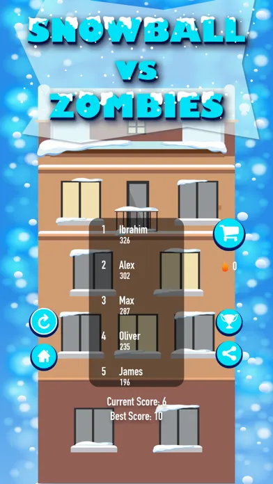Tangkapan skrin Snowball vs Zombies - War Game