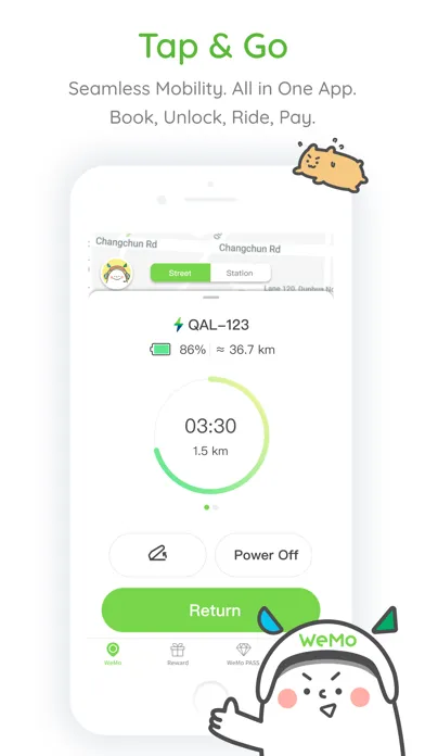 WeMo Scooter應用截圖