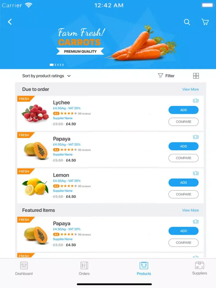 Скриншоты Chef Mart iPad 