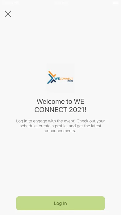 Capturas de tela do WE Connect 2021