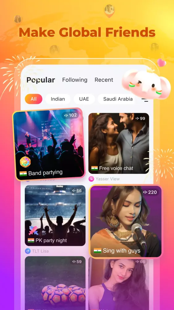 Inchat-Global Indian Game&Chat Screenshots