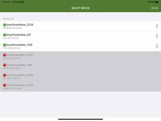 Tangkapan skrin Smartmeter iPad 