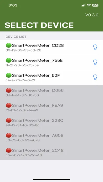 Tangkapan skrin Smartmeter