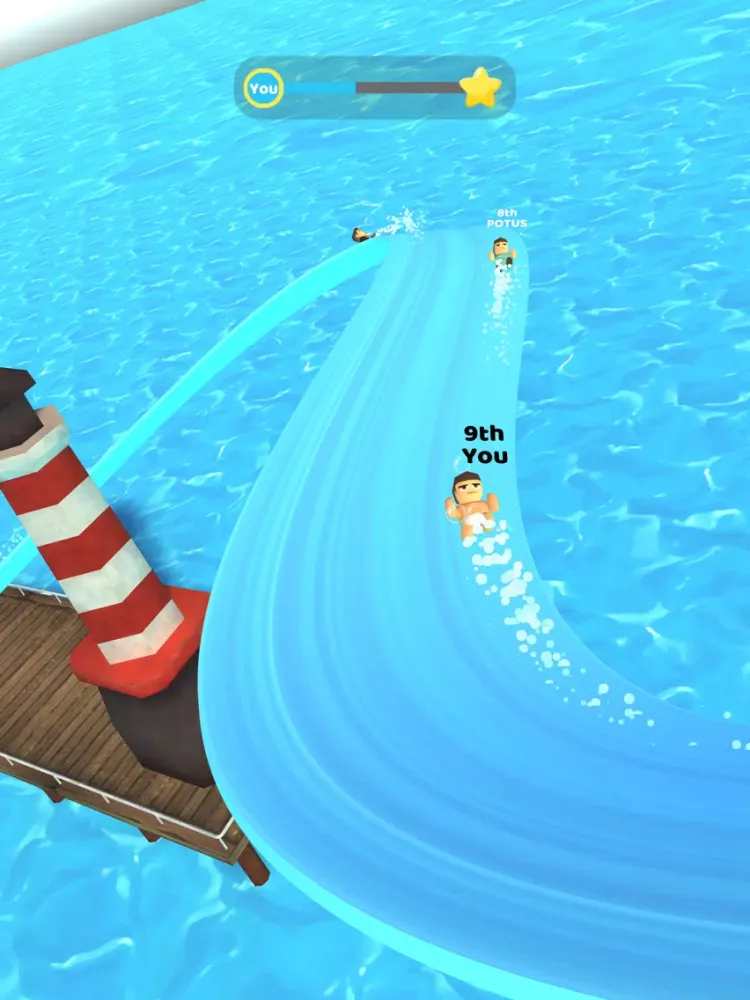 Aquapark Race 3D iPad  स्क्रीनशॉट