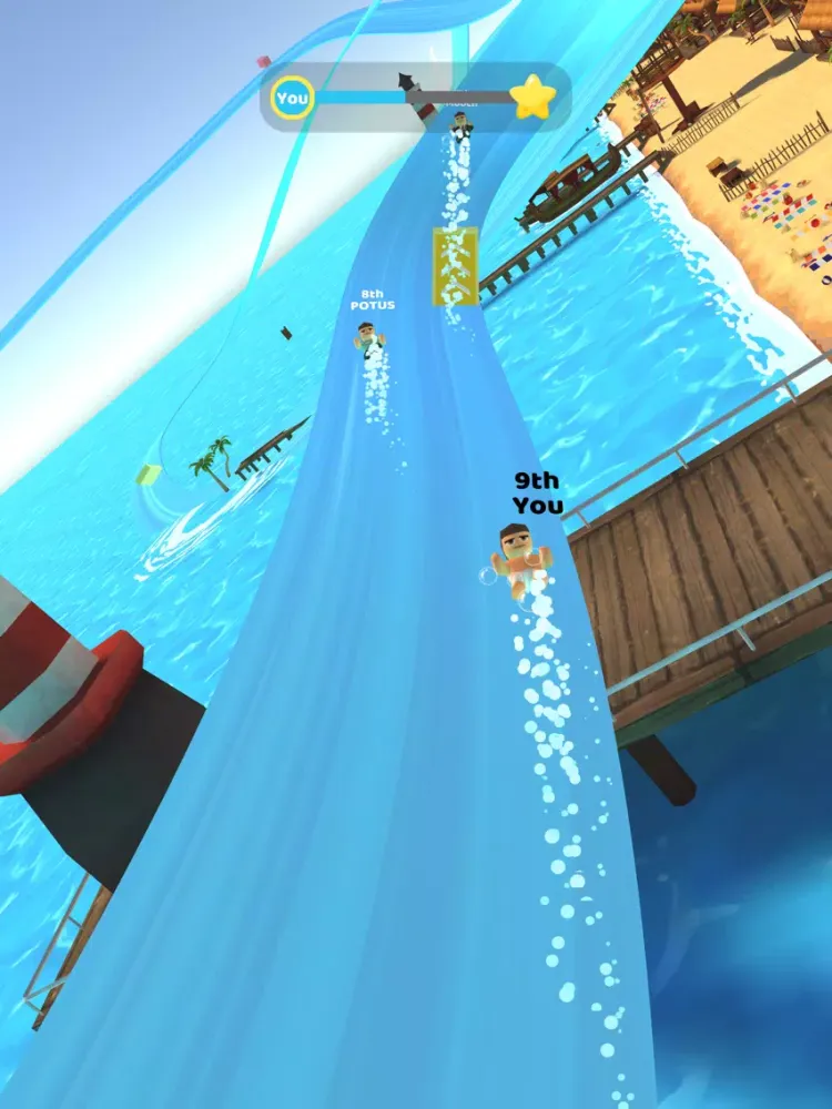 Aquapark Race 3D iPad  स्क्रीनशॉट