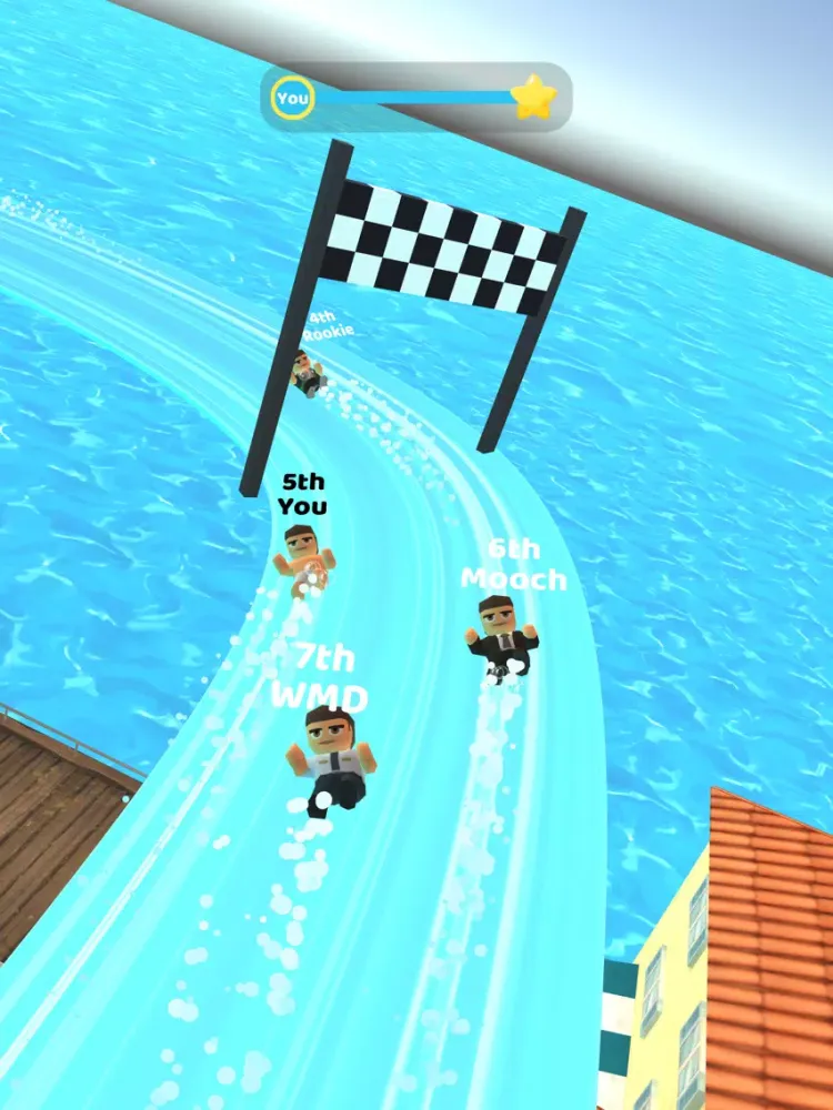 Aquapark Race 3D iPad  स्क्रीनशॉट