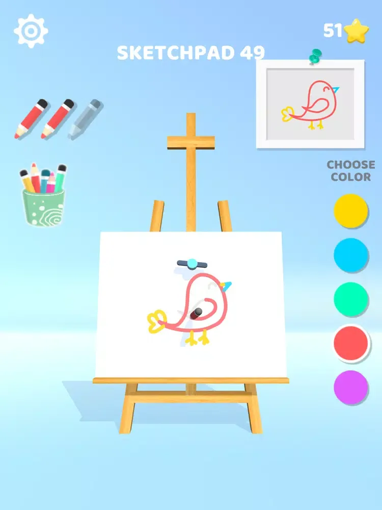 ภาพหน้าจอของ Color Drawing 3D iPad 