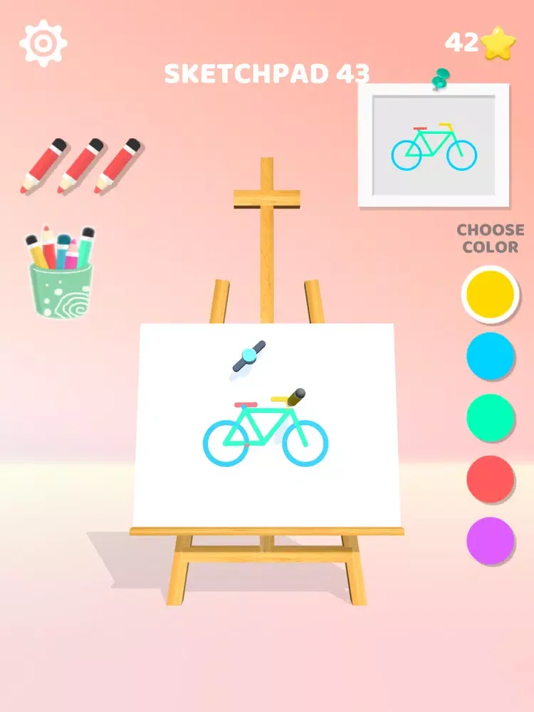 ภาพหน้าจอของ Color Drawing 3D iPad 