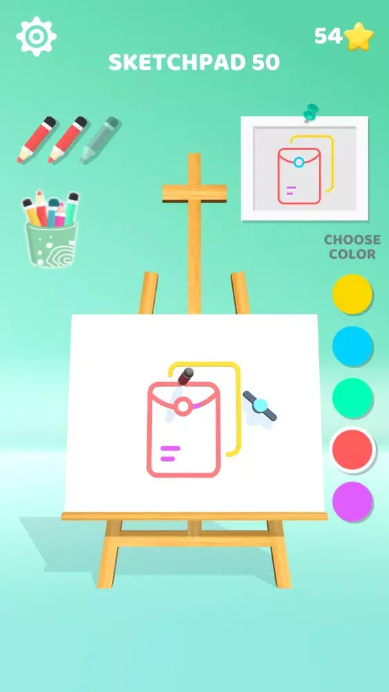 ภาพหน้าจอของ Color Drawing 3D