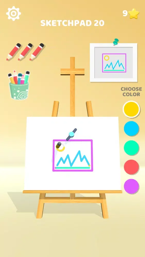 ภาพหน้าจอของ Color Drawing 3D