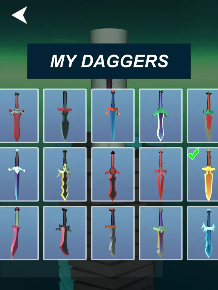 Stack Dagger - Blade Spin iPad  স্ক্রিনশট