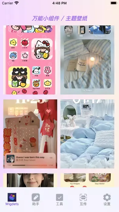 صور 万能小组件:Top Widgets 精美主题壁纸文章生成器